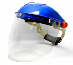 W-51 W 頭罩(藍色)、W-51 R 鏡片(透明)